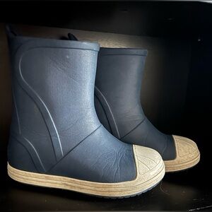 CROCS Bump It Blue Rain Boots Toddler Size 11C